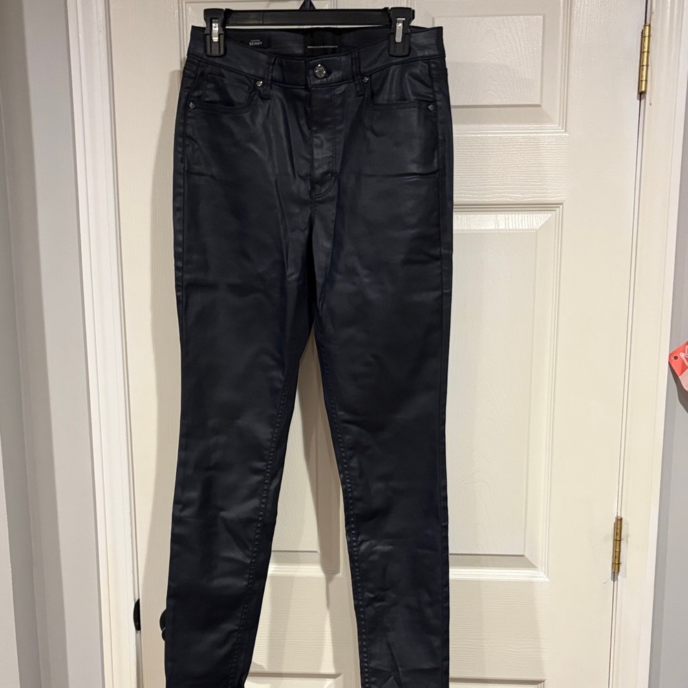 White House Black Market Black Slim Trousers